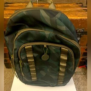 Eco-tech Green Camo Full Size Backpack - NWT
